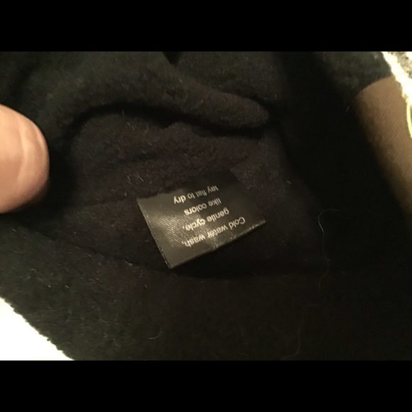 Weatherproof beanie, EUC, grey & cream print - Picture 3 of 7